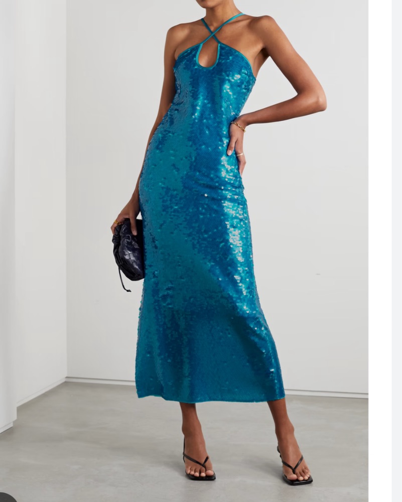 light blue dress homecoming The Lily Dress in Cashmere Blue main image 0