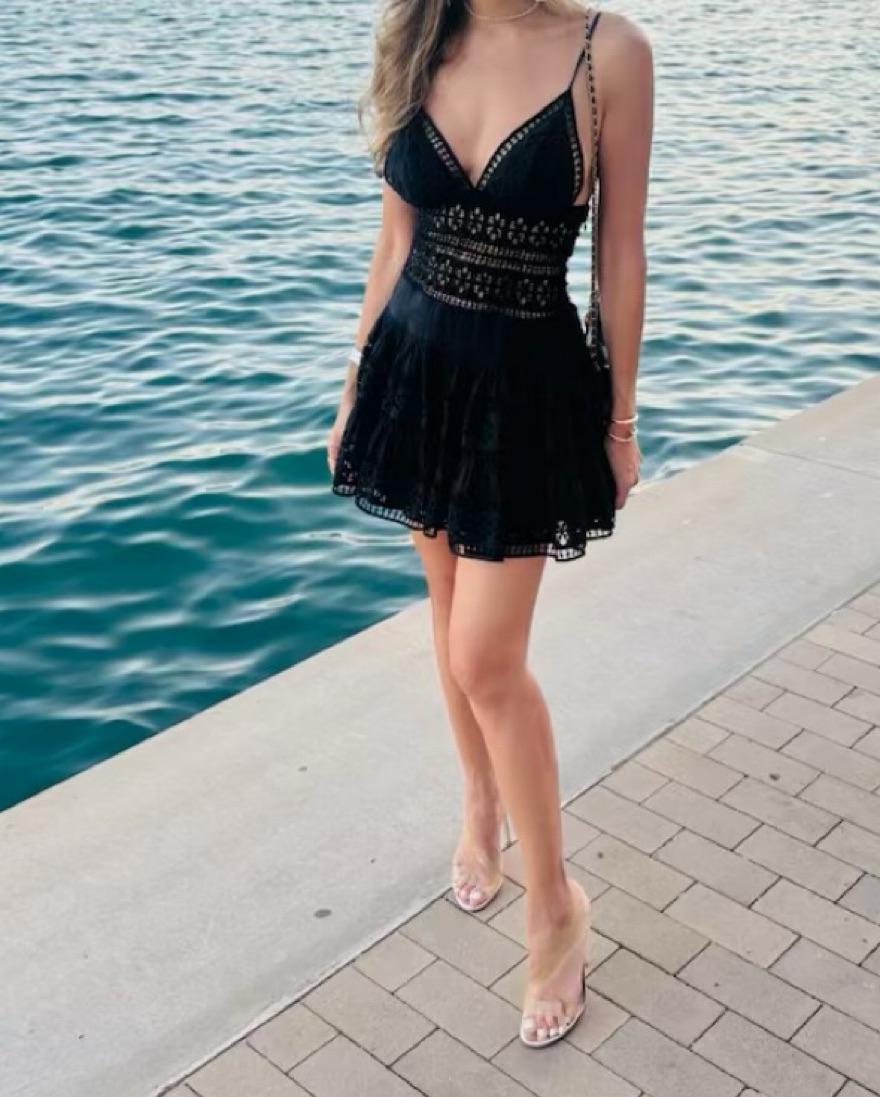 CHARO RUIZ IBIZA ISCA DRESS BLACK by Charo Ruiz - Pickle
