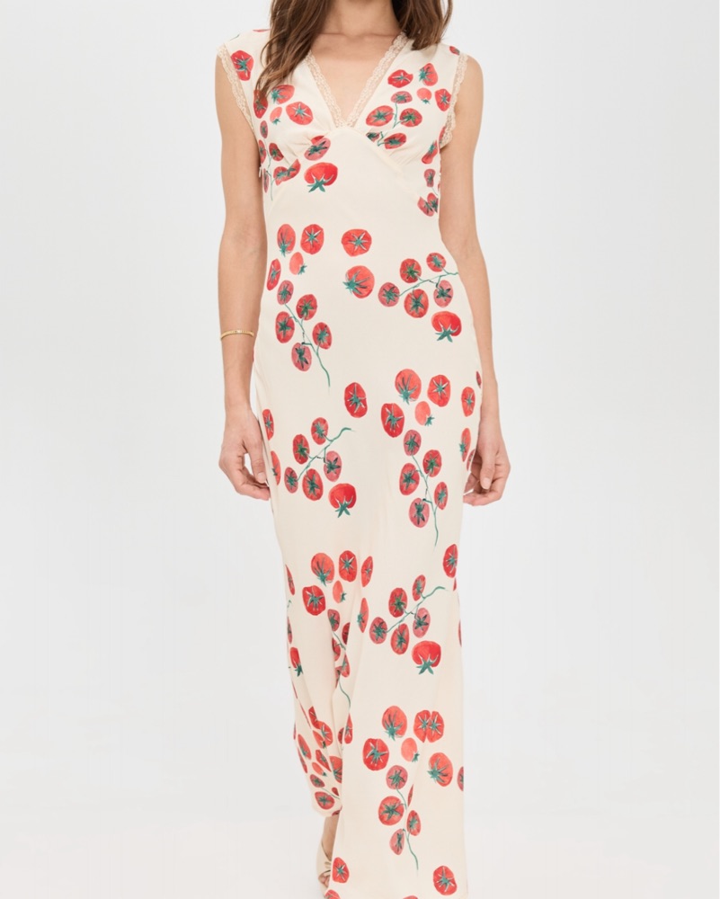 VRG Girl Tomato Dress by Vrg Girl - Pickle