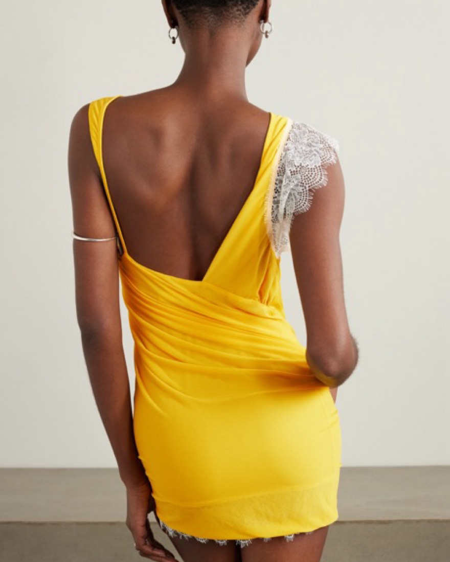christopher esber galathea asymmetric micro dress Christopher Esber Galathea Asymmetric Mini – No Basics Designer Hire main image 1
