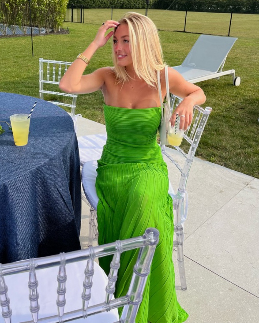cos strapless green dress Rent Cos Green Dress UK 10