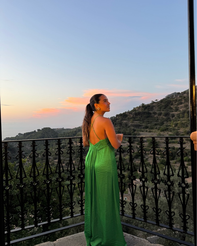 Green Satin Zadig & Voltaire Maxi Dress by Zadig&Voltaire - Pickle