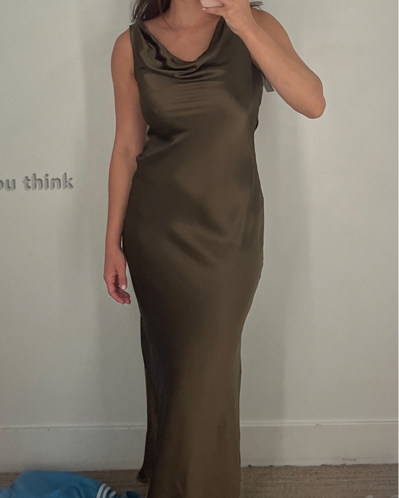 Reformation Annabelle Silk Dress by Reformation - Pickle
