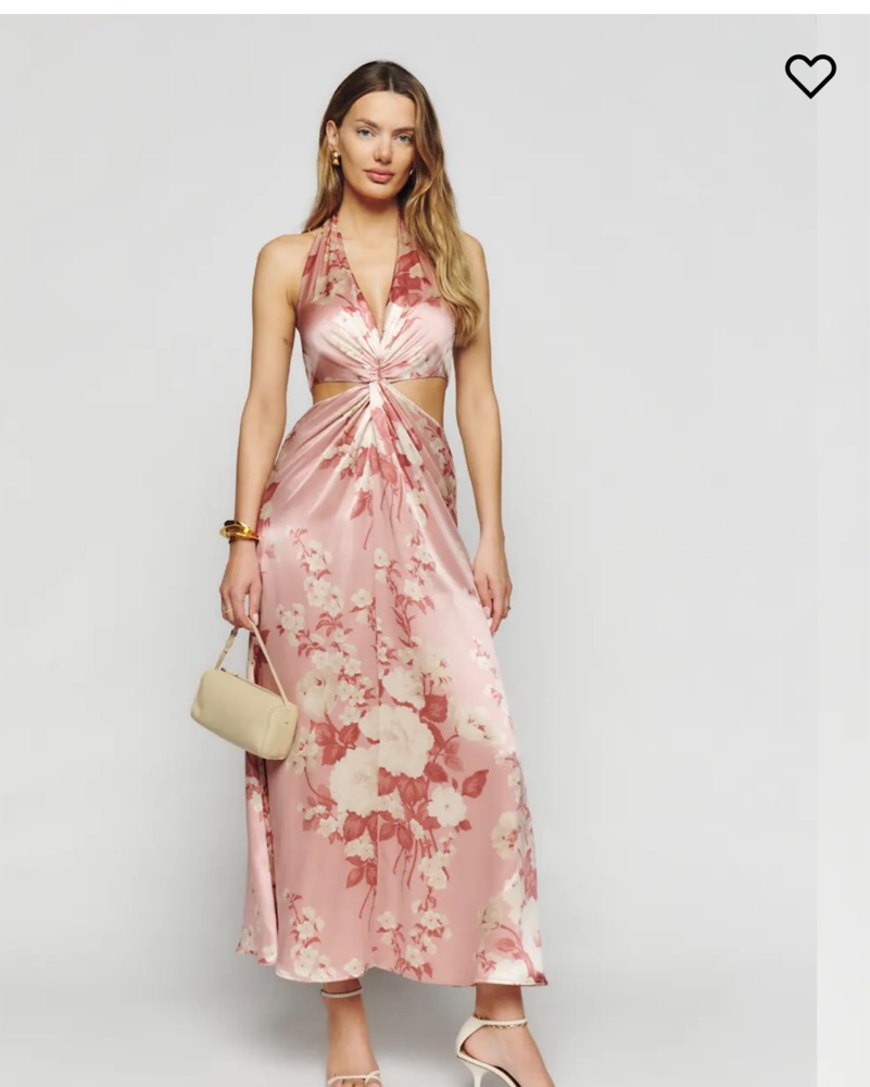 reformation nerida silk dress Reformation Nerida Silk Dress