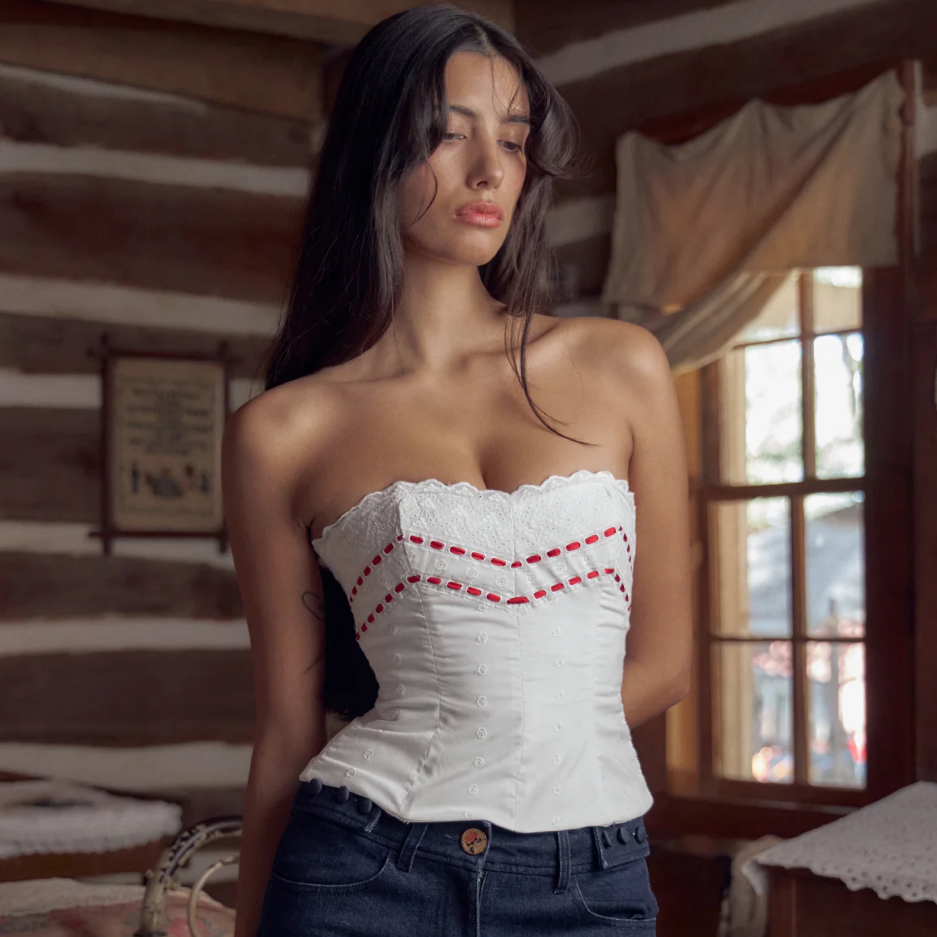 メルトザレディ melt eyelet corset camisole メルトザレディ melt eyelet corset camisole メルトザレディ