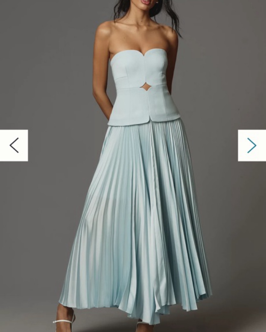 acler light blue dress Acler - Palms Dress main image 1