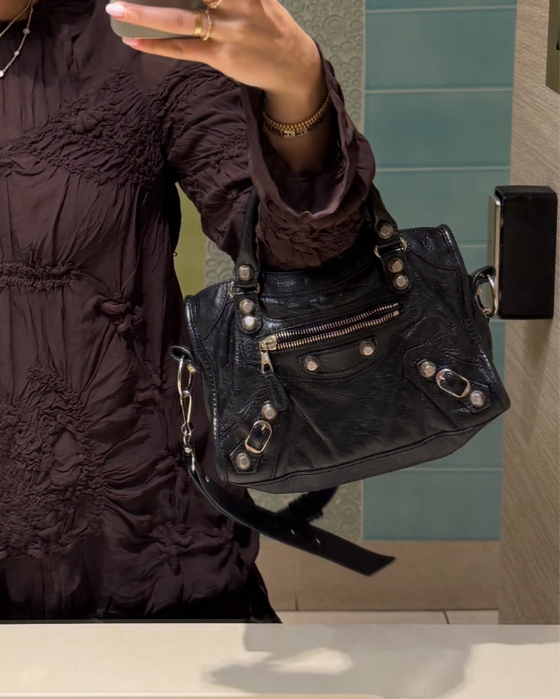 バッグ balenciaga city bag Balenciaga // Black Leather Motocross City Bag – VSP Consignment