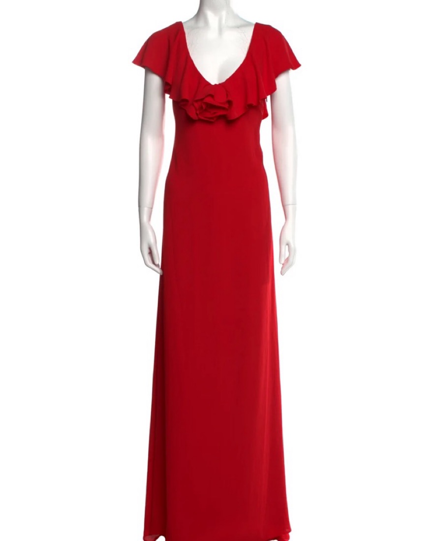 bernadette banner red dress Red Wedding Guest Dress - Bernadette by Bernadette