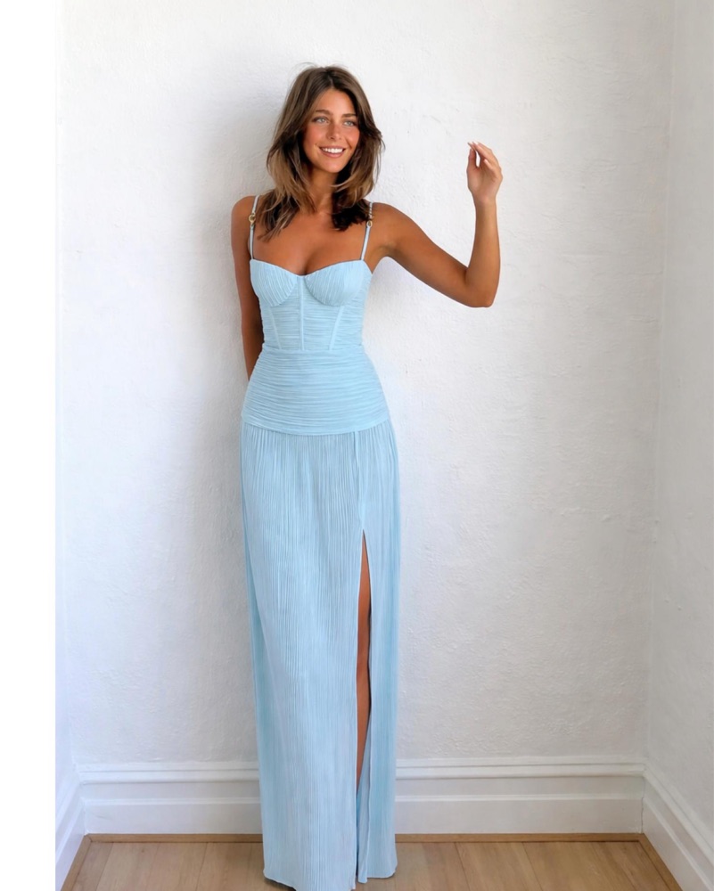 Manning Cartell Double Time Pleat Dress by Manning Cartell - Pickle