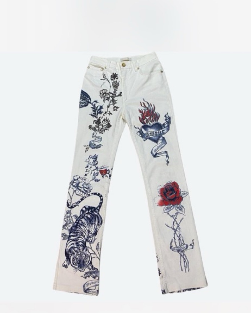 パンツ Roberto Cavalli Roberto Cavalli Trousers White Roberto Cavalli Pants for Women - Shop on FARFETCH
