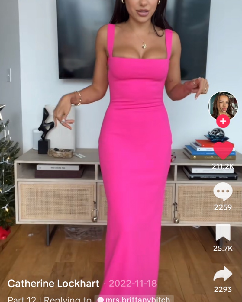 solace london hot pink dress SOLACE London Kinsley Maxi Dress in Rose Pink