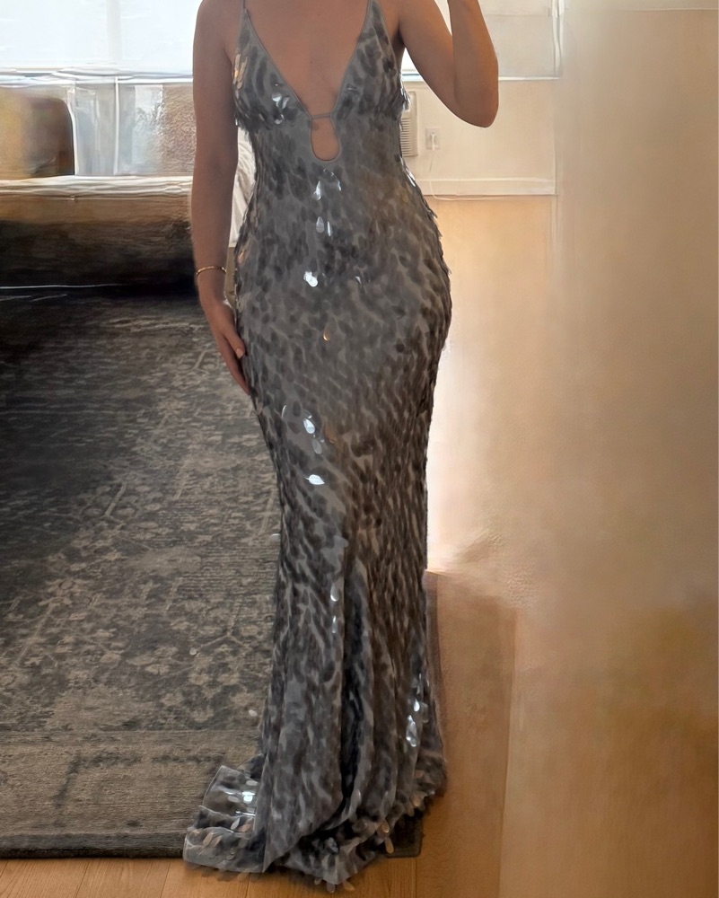 Misha Sapphire Sequin Dress by MISHA - Pickle