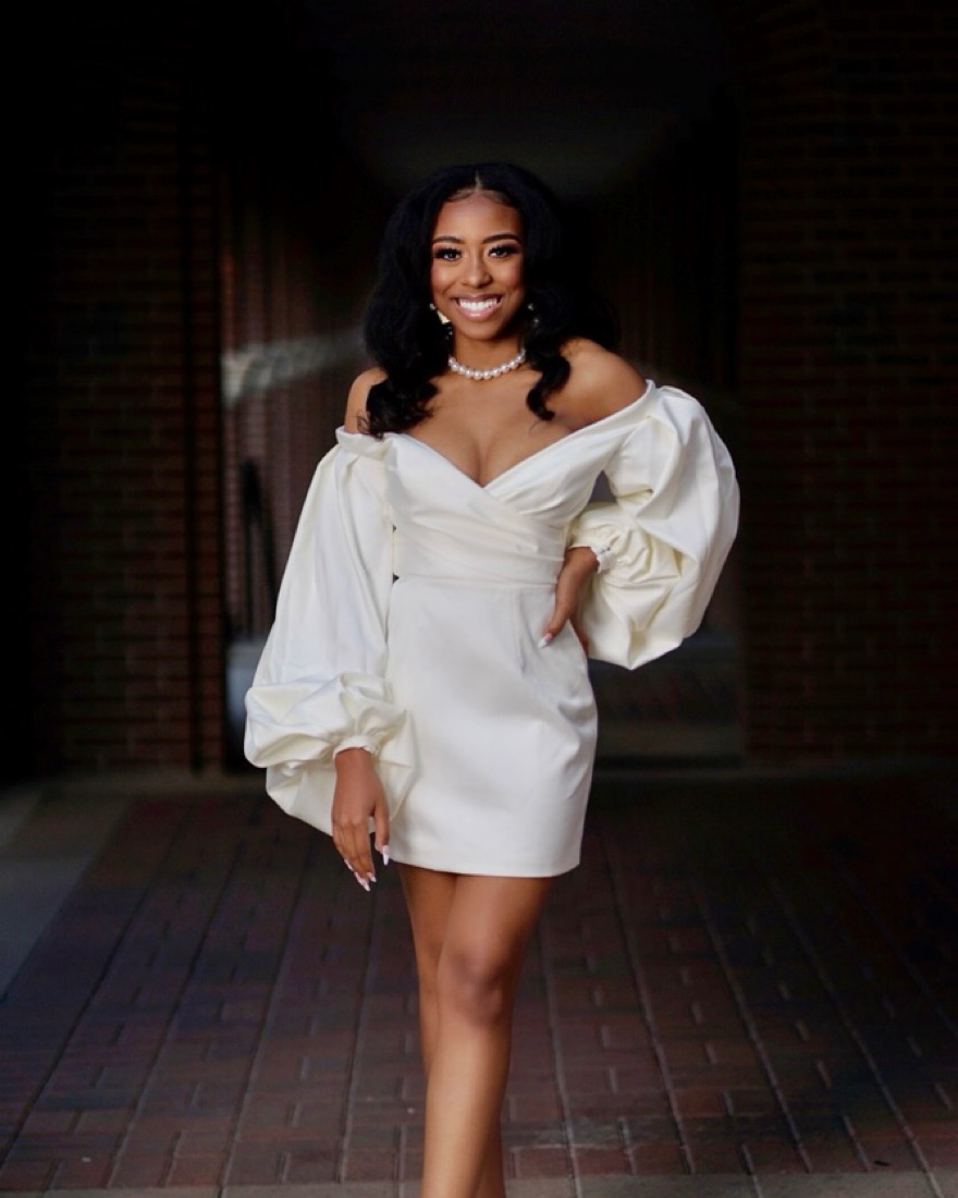 Elegant White Puff Sleeve Mini Dress by House of CB - Pickle