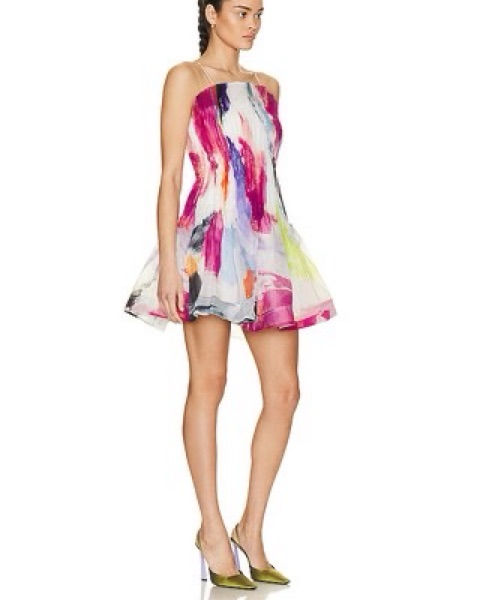 【Aje.】Crystallise Pleated Mini Dress Aje Dresses | Australian Designer collection | Coveti