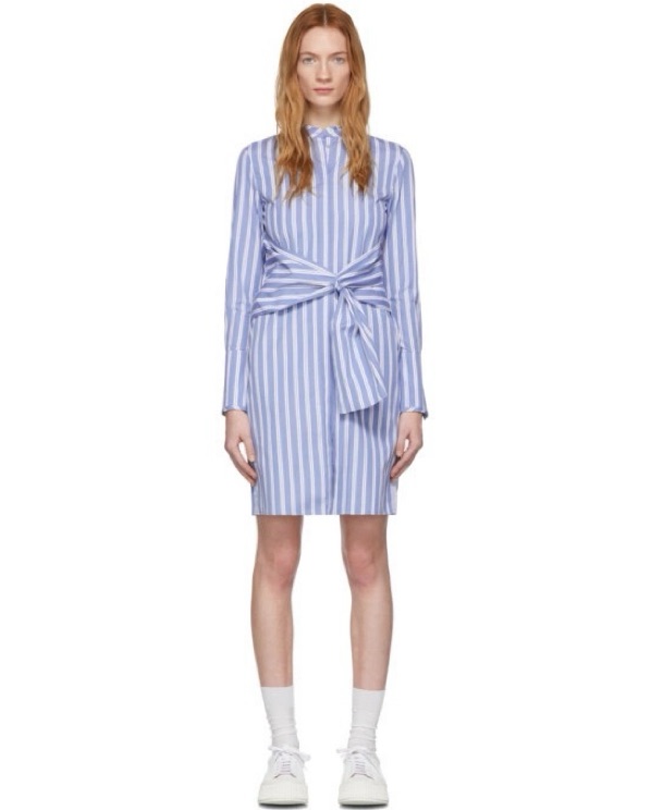 victoria beckham shirt dress Victoria Beckham Gathered T-Shirt Midi Dress - Aloe