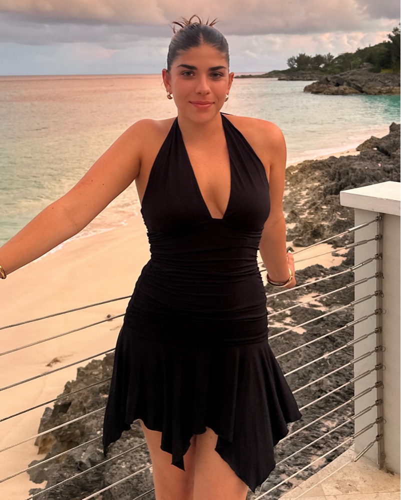 flower cocktail dress Charmer Floral Embellished Mini Pink SPRINGBEST Garment Care VALENTINA Plus Size Black Color:Platinum*