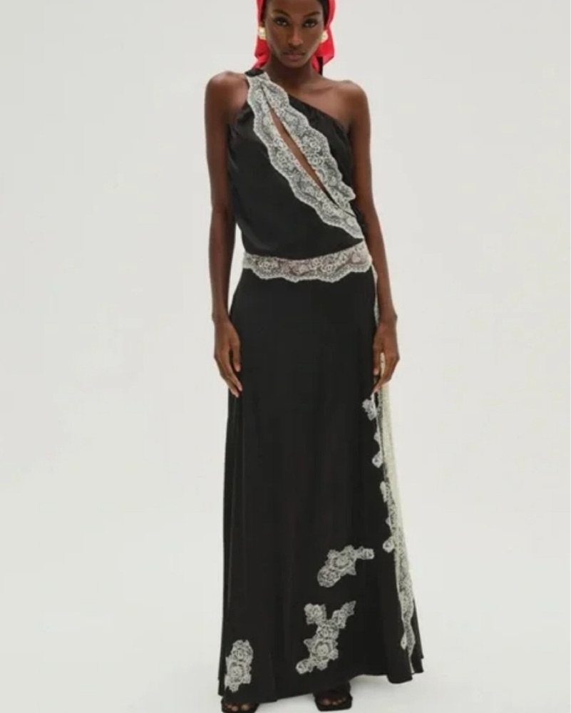 for love and lemons one shoulder dress For Love & Lemons Serira One Shoulder by For love and lemons