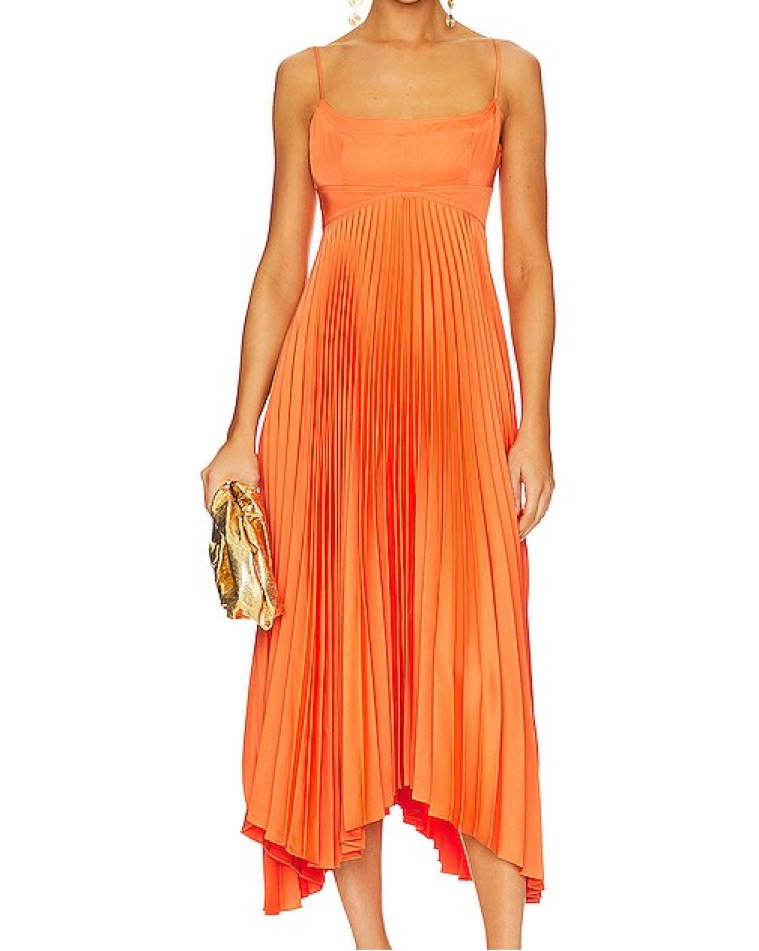 A.L.C. Women's Orange Dress by ALC - Pickle