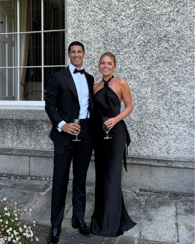 House of Harlow 1960 Astra Gown in Black by House of Harlow 1960