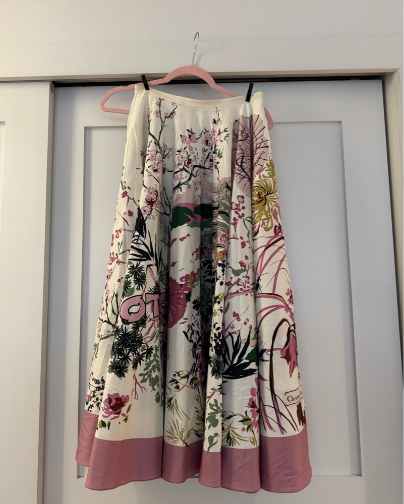 DIOR Souvenir Mid-Length Flared Skirt | Pickle