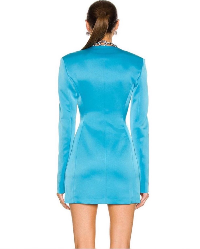 the attico satin mini dress THE ATTICO