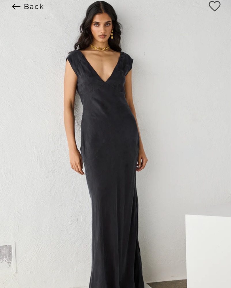 VRG Girl Valya Maxi Dress Black by Vrg Girl - Pickle