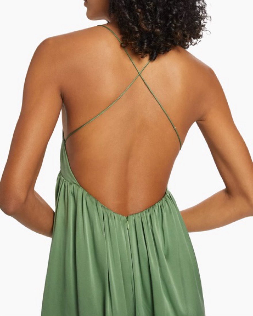 zimmermann green silk dress Zimmerman Green Silk Wrap Dress Size 0 – Mine & Yours