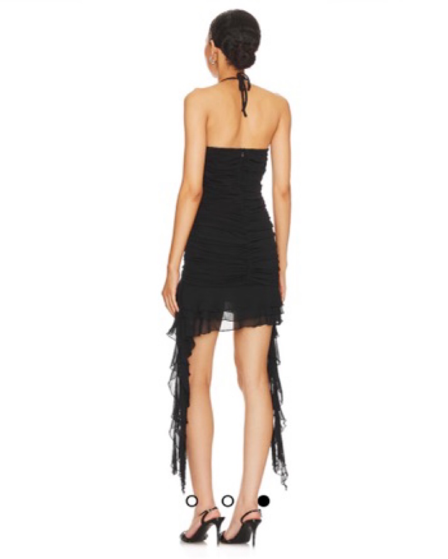 alyn mini dress in black nbd Athena Black Long-Sleeve Mini Dress With Pleated Hem – Club L London