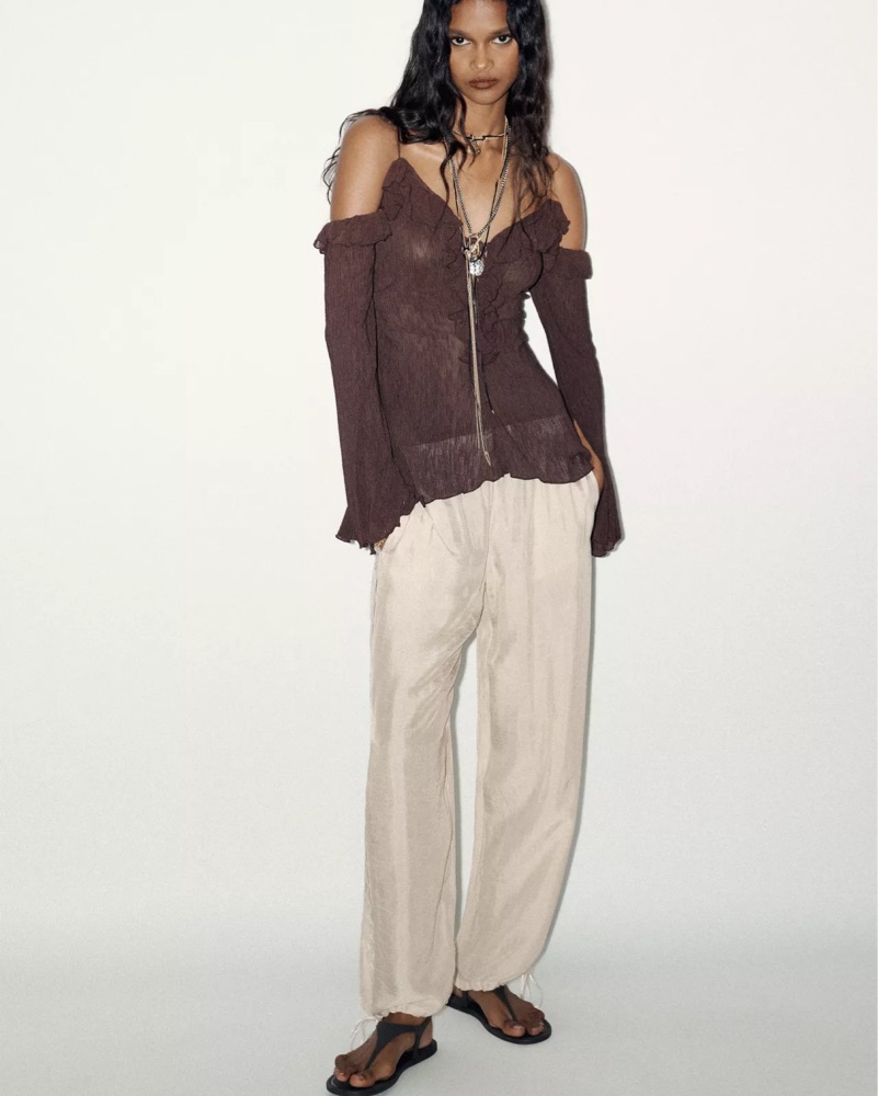 Shop ZARA Tops - Pickle