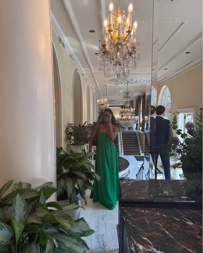 giselle dress in light apple green Giselle Maxi Dress Deep Black main image 1