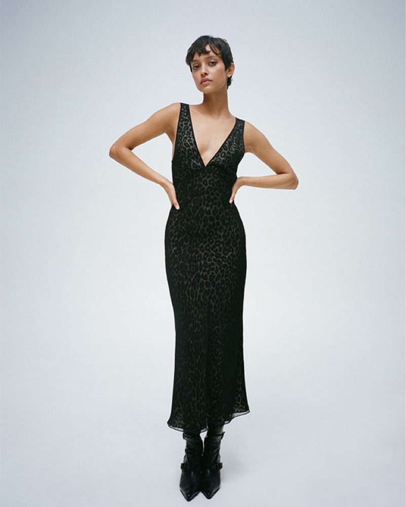 Realisation Par Lake Dress In Panthera by Realisation Par - Pickle