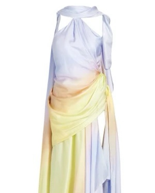 グラデーション★アシンメトリー★ワンピース★ ZIMMERMANN Zimmermann Ombre Halter Dress | Pickle