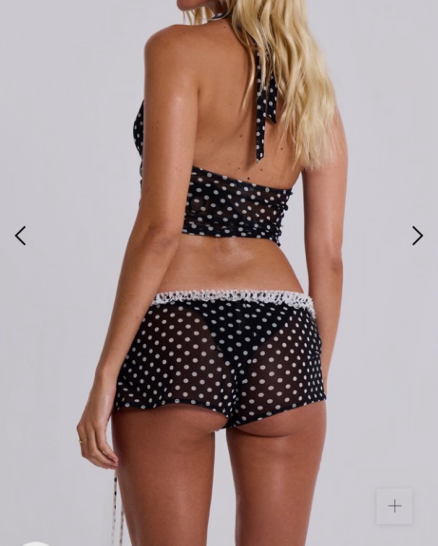 Jaded London Polka Ruffle Set | Pickle