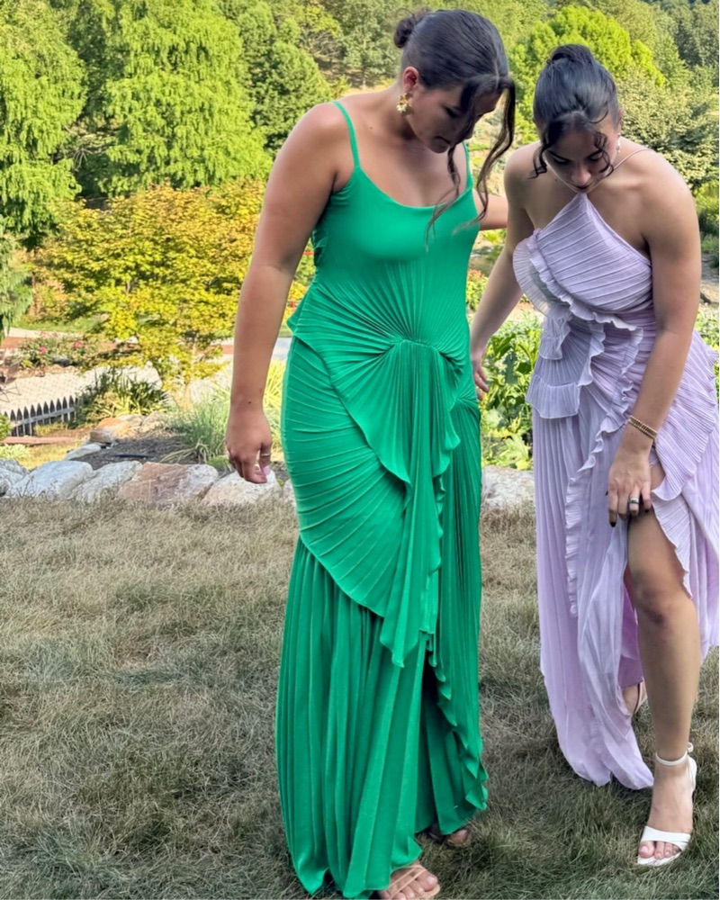Green Georgia Hardinge Torrent Dress by Georgia Hardinge - Pickle