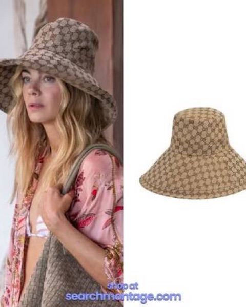 Gucci Hat GG Canvas Wide-Brim by Gucci - Pickle