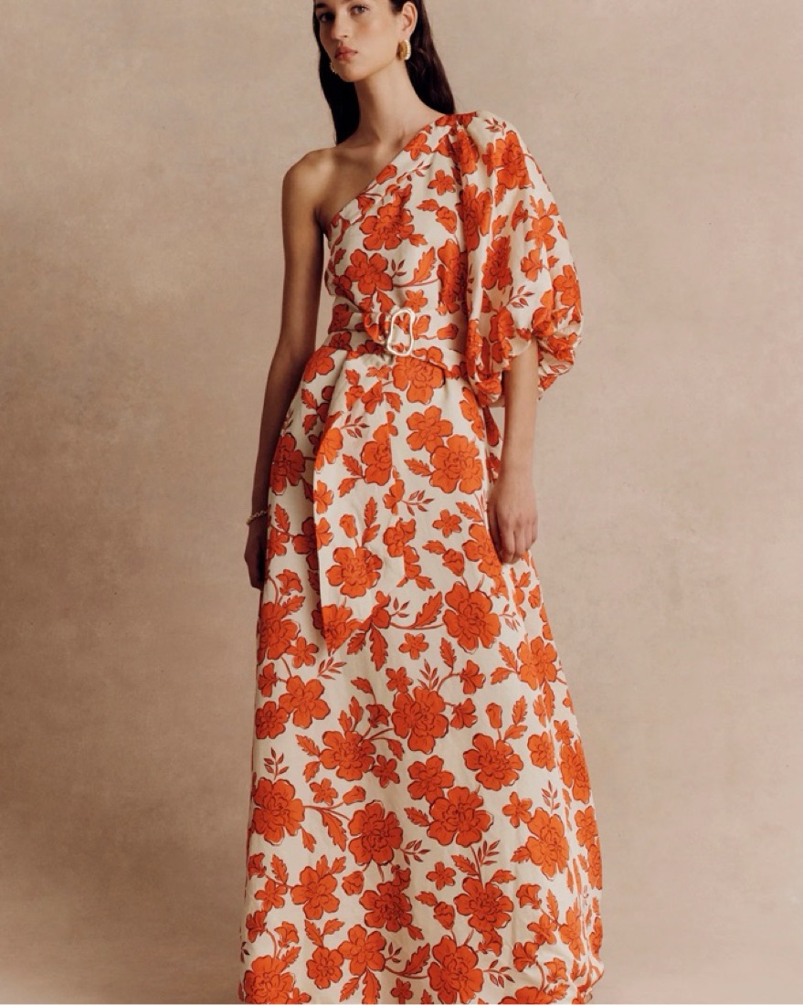 hansen and gretel orange dress Hansen & Gretel | Amaris Dress