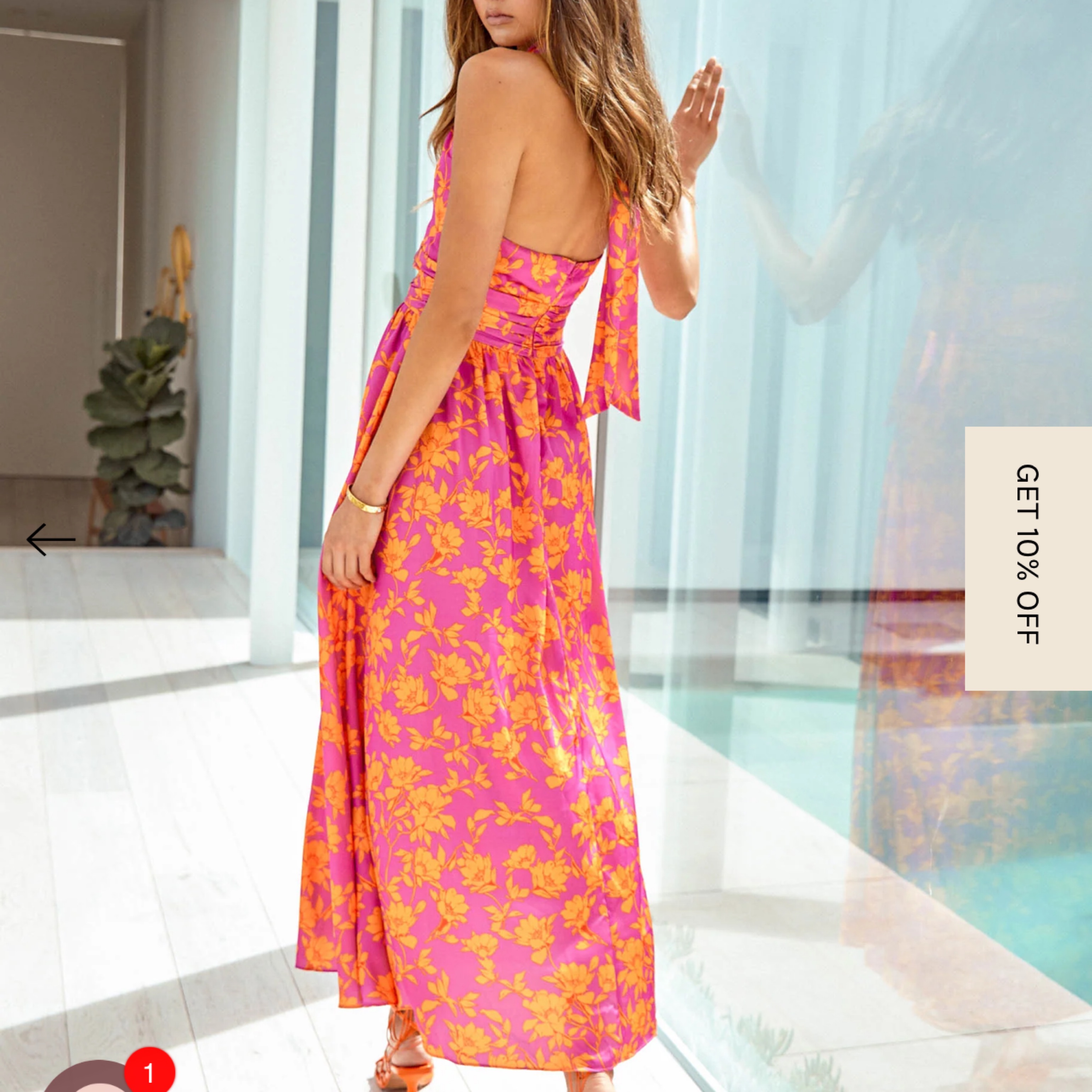 sundae muse pink dress Formal pink tiered open back dress// perfect for