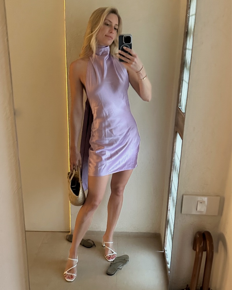 Sau Lee Penny Mini Dress by Sau Lee - Pickle