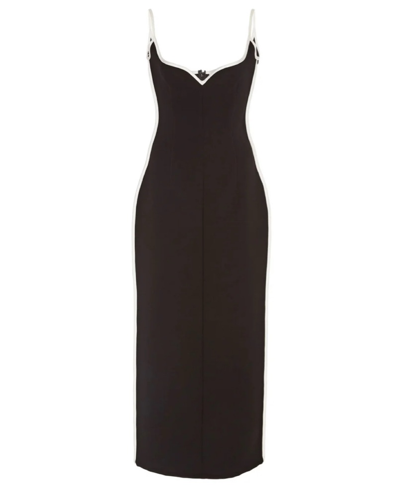 paris georgia black heart midi dress Paris Georgia