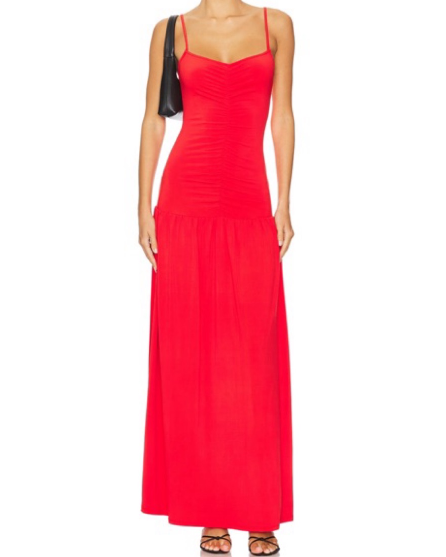 【関税・送料込】Rut&Circle  Fatima Dropped Waist Dress Red Red Drop Waist Dress | Pickle