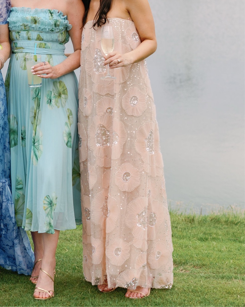 Helsi Margot Strapless Beaded Gown Pink by Helsi - Pickle