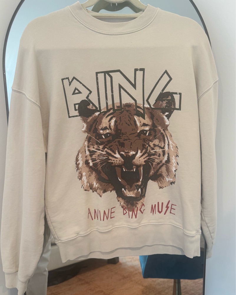 【ANINE BING/アニービン】TIGER スウェットシャツ Anine Bing Tiger Graphic Sweatshirt | Pickle