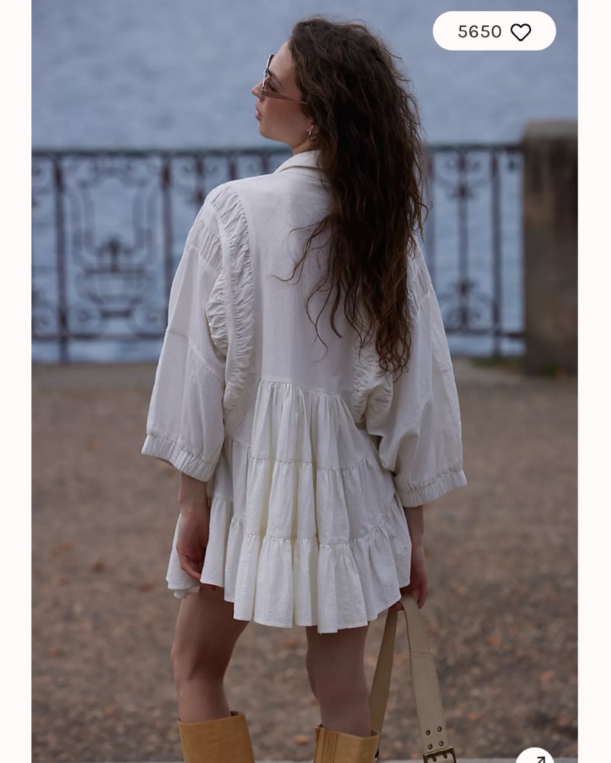 free people white dress short Women's Free People White Dresses