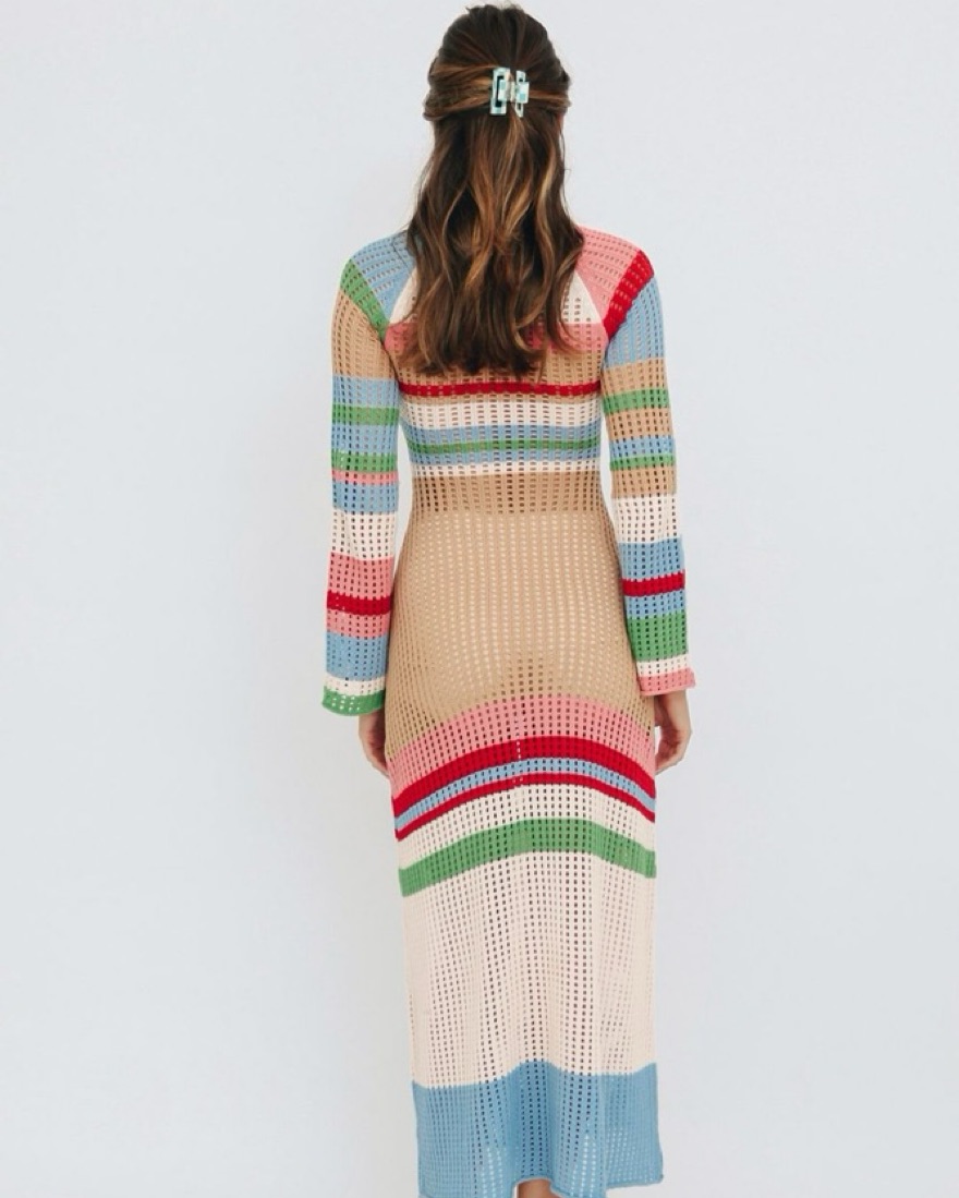 work of art crochet maxi dress VRG GRL Work Of Art Crochet Maxi by VRG GRL