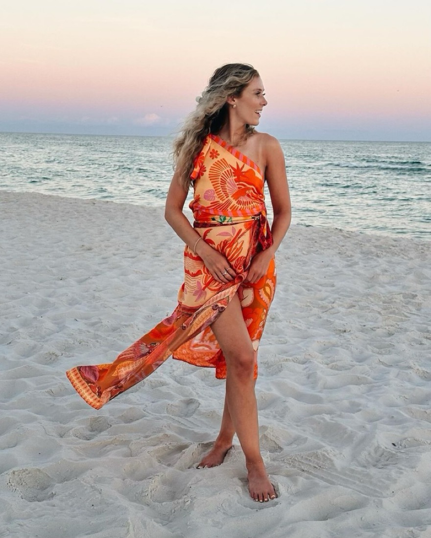 farm rio holiday dress Farm Rio Hearts Ikat Dress Review