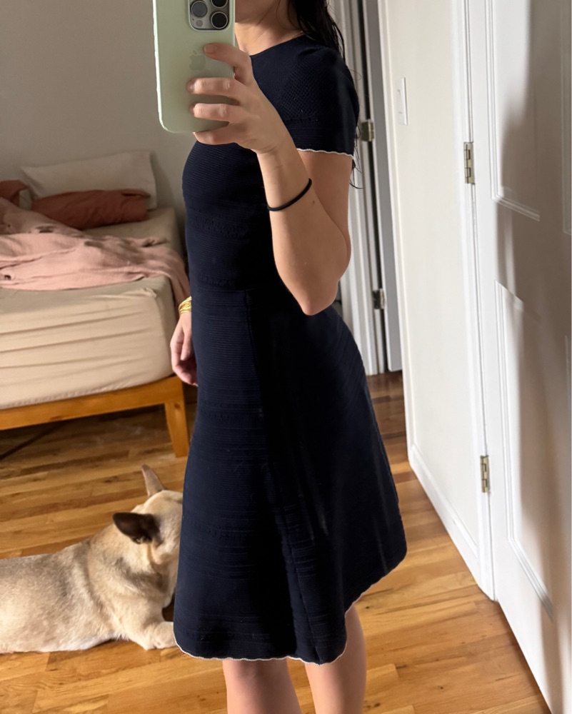 Hugo Boss Navy Stretchy Dress by Hugo Boss - Pickle