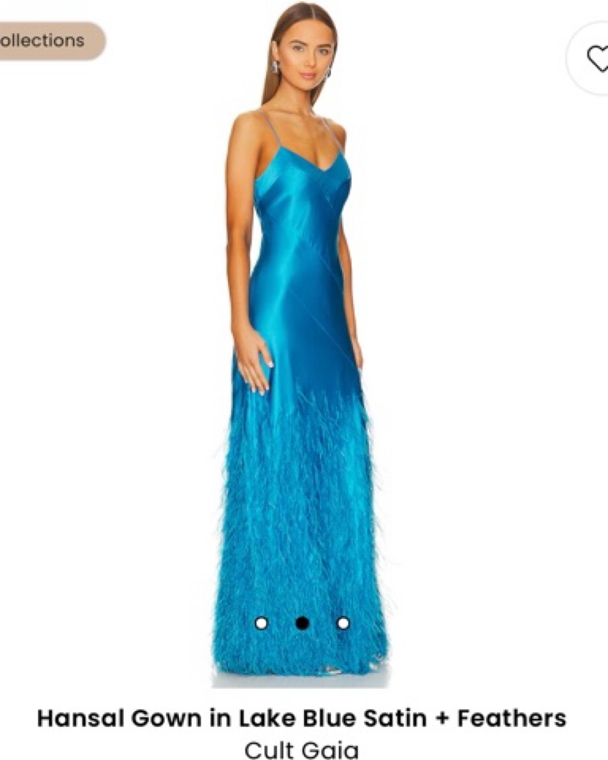 cult gaia blue feather dress Cult Gaia Shannon Sleeveless Ostrich-Feather Mini Dress