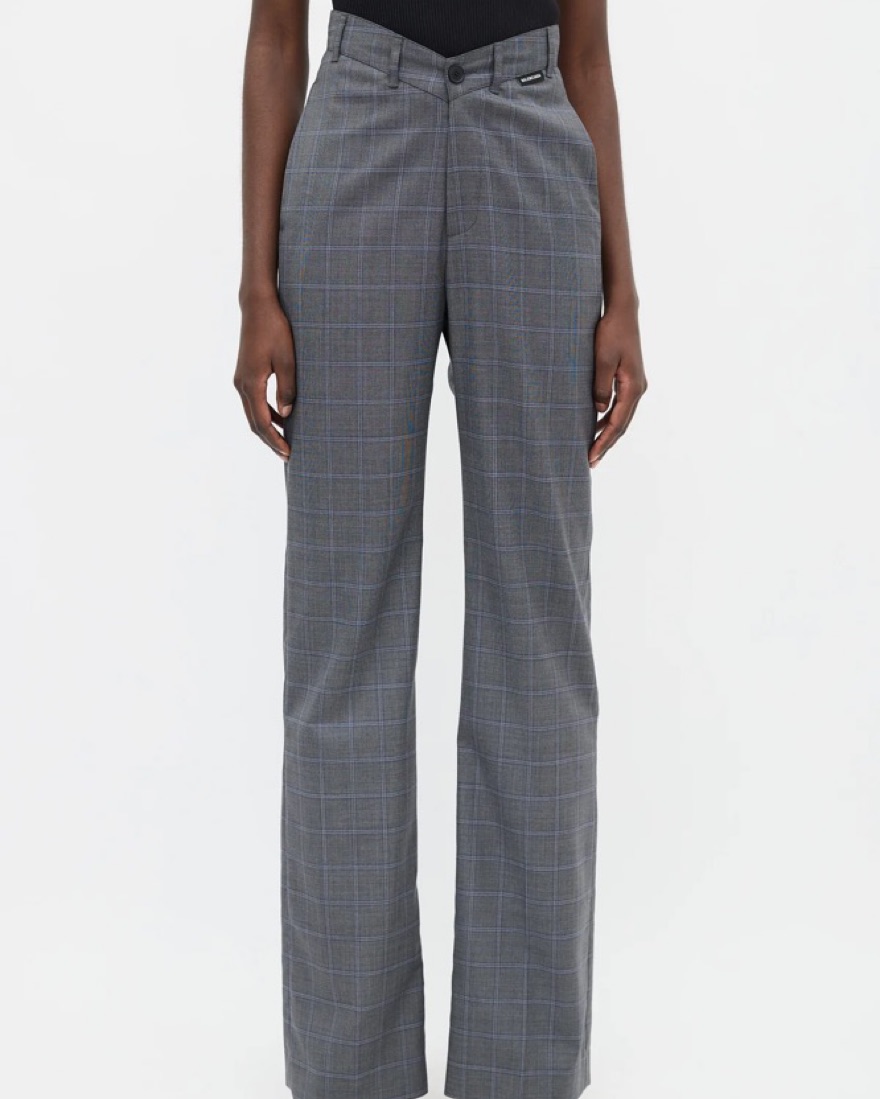 パンツ 25ss Balenciaga Viscose Palazzo Pant 843495TSO171000 Women's Flared Pants in Black | Balenciaga GB