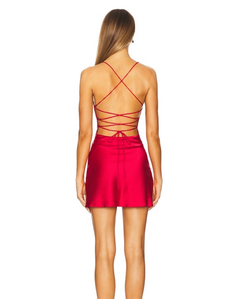 revolve short red dress Kaitrin Mini Dress