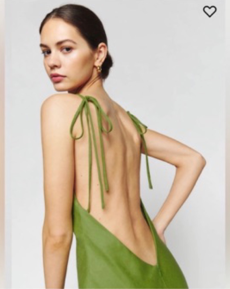 Reformation Selia Linen Maxi Dress Small by Reformation - Pickle